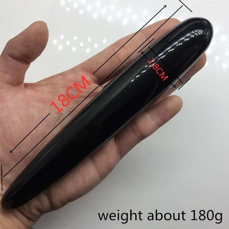 18cm Natural Quartz Crystal Massage Wand Rose Quartz Massage Wand Large Healing Crystal Stone Yoni Massage Stick As Women Gift
