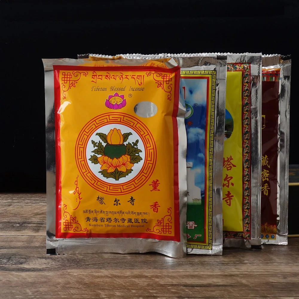 Tibetan Incense Powder Tear Lamasary Buddhist Fumigation Ceremony Dispels Evil and Suppresses Home Harmful Bacteria