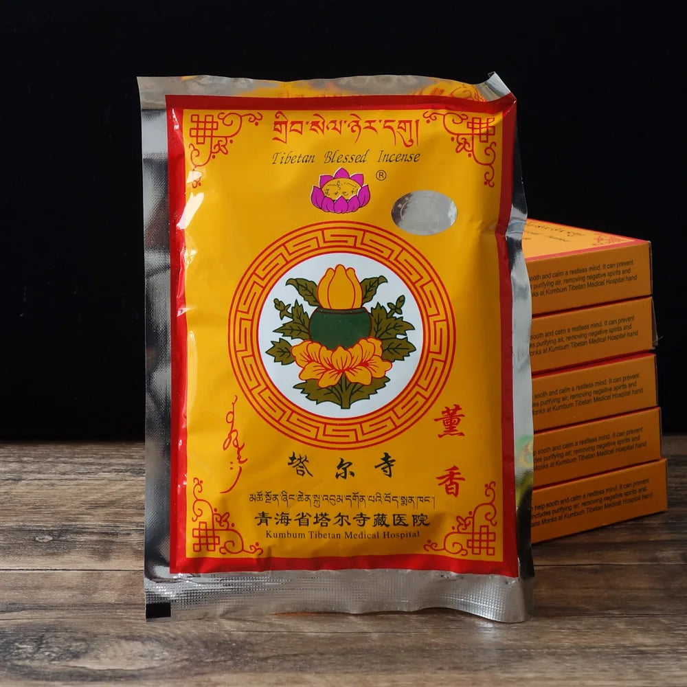Tibetan Incense Powder Tear Lamasary Buddhist Fumigation Ceremony Dispels Evil and Suppresses Home Harmful Bacteria