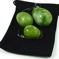 3PC Jade Stone Yoni Egg Set Natural Rose Quartz Vaginal Massage Eggs Ball Repair Vaginal Tightening Kegel Muscle Exercise Care