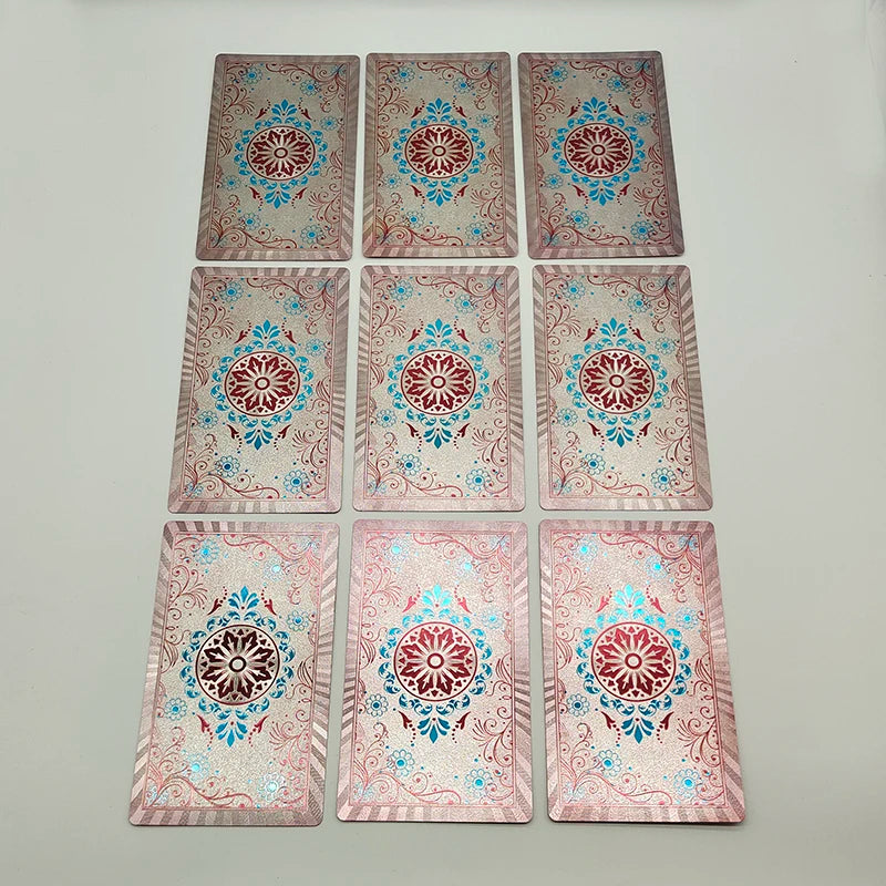 New Plastic Rider Waite Tarot Hot Stamping Gold Foil Tarot Exquisite Board Game Divination Cards For Collection