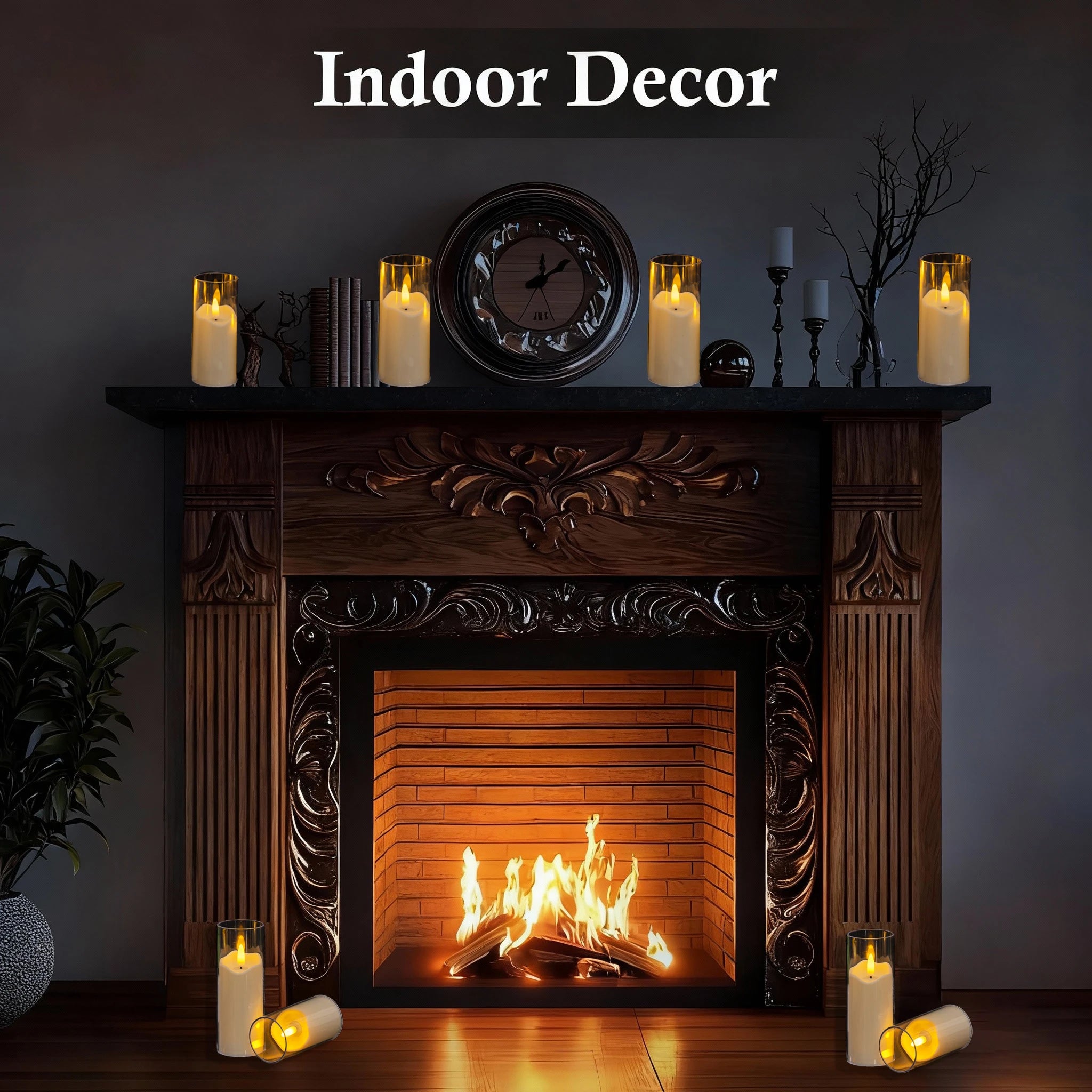 6-180PCS  Led Flameless Artificial Candles Acrylic Cup Led Candles Battery Operated Candle for Wedding Concert Activities Decor