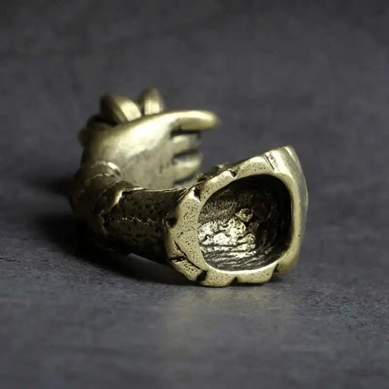 Copper Hand Lotus Backflow Incense Burner Aromatherapy Holder