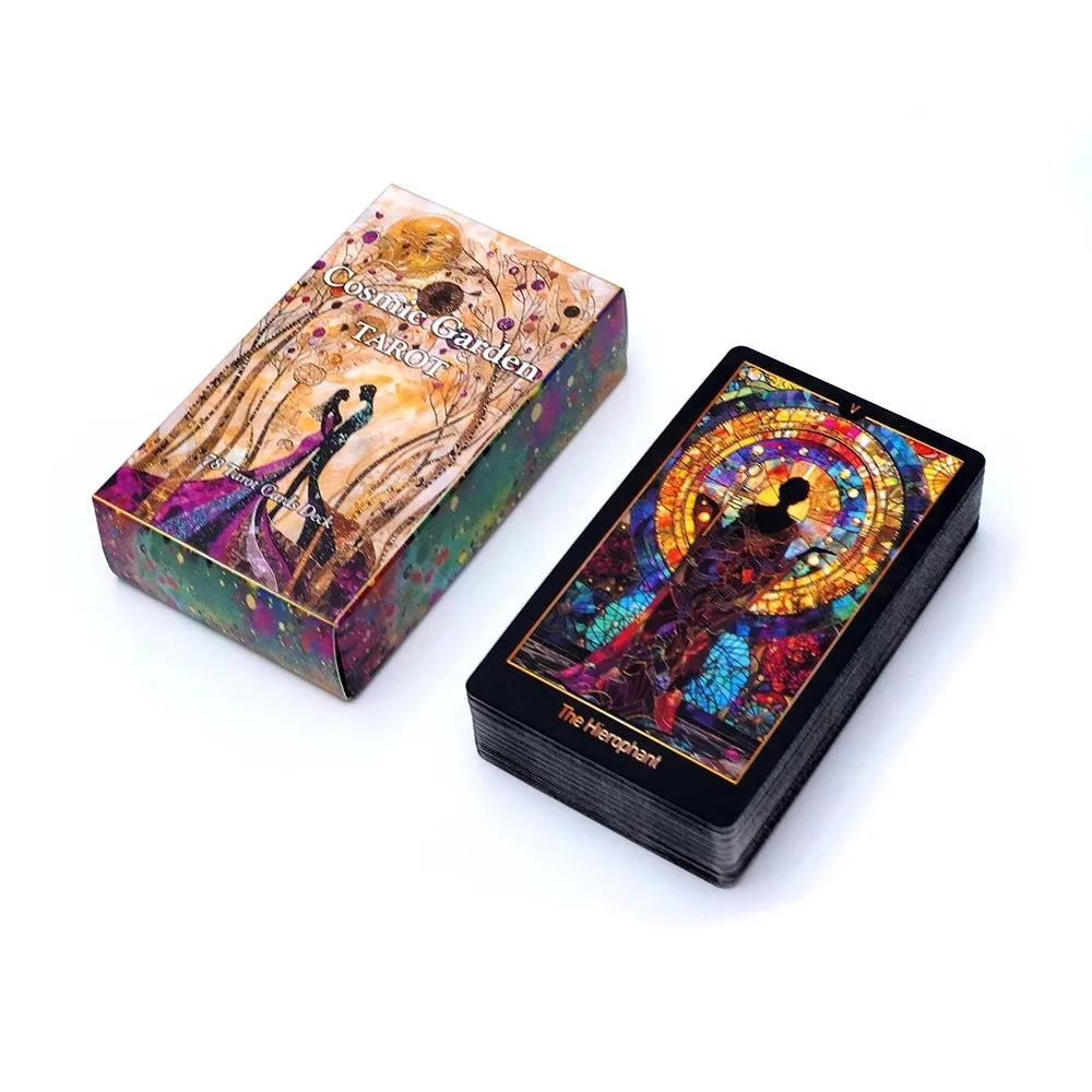 Cosmic Garden Tarot Deck 78 Unique Tarot Cards 10.3*6cm