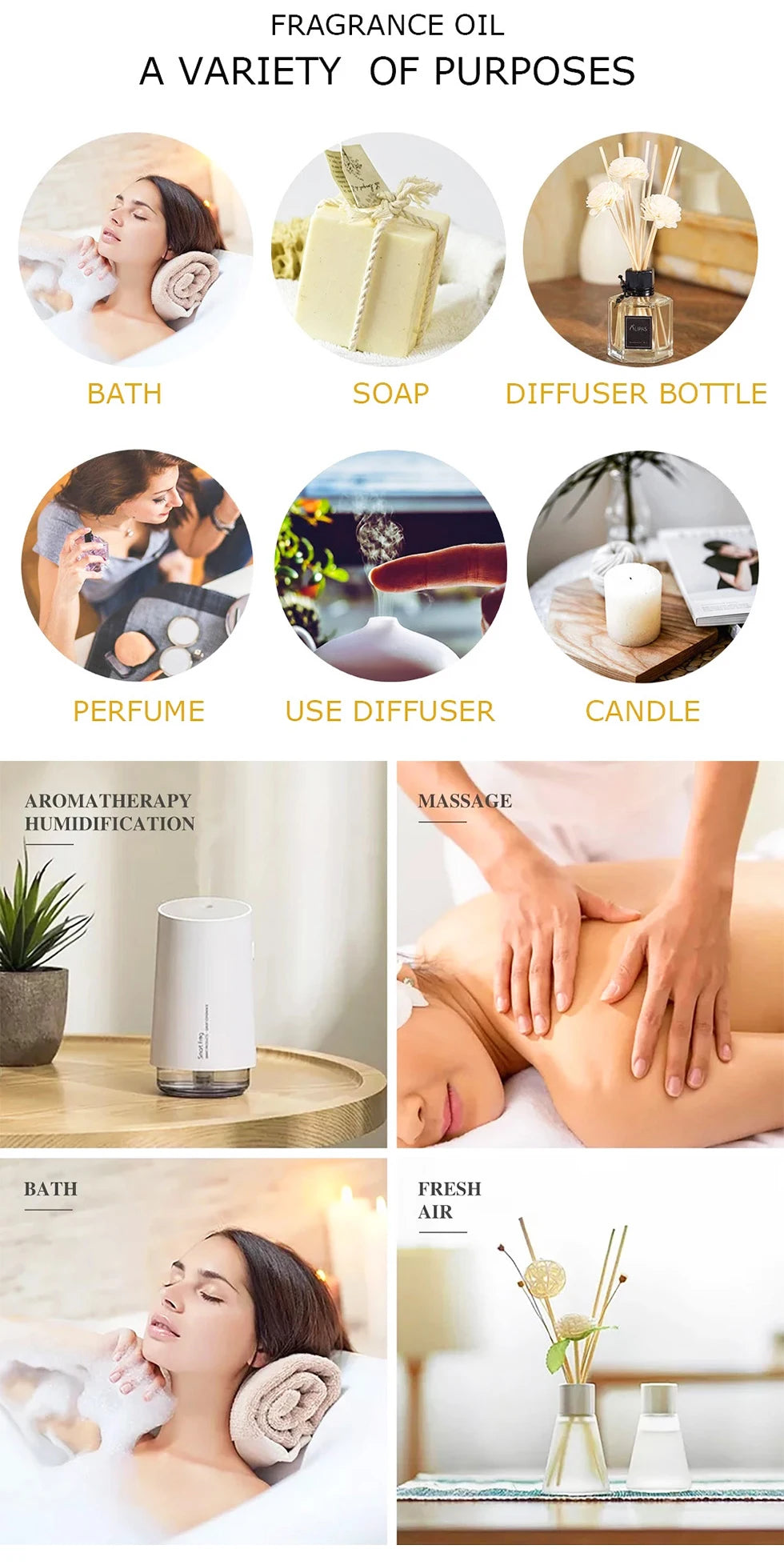 Christmas Essential Oil Set Lavender Eucalyptus Sweet Orange Lemon 20Pcs/Set Massage Spa Aroma Fragrance Oil Humidifier Diffuse