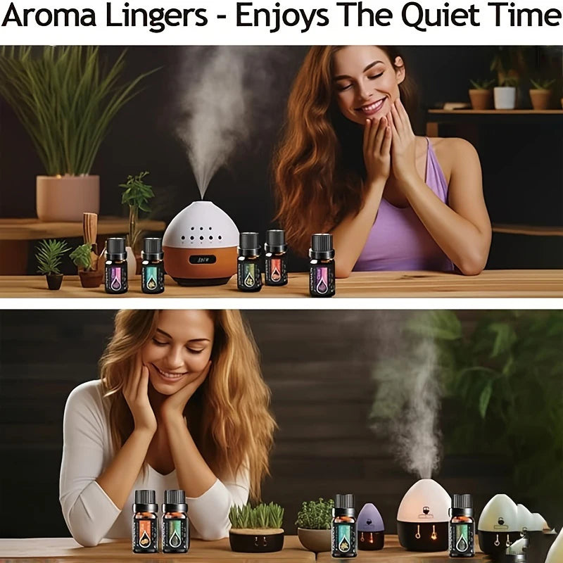 Christmas Essential Oil Set Lavender Eucalyptus Sweet Orange Lemon 20Pcs/Set Massage Spa Aroma Fragrance Oil Humidifier Diffuse