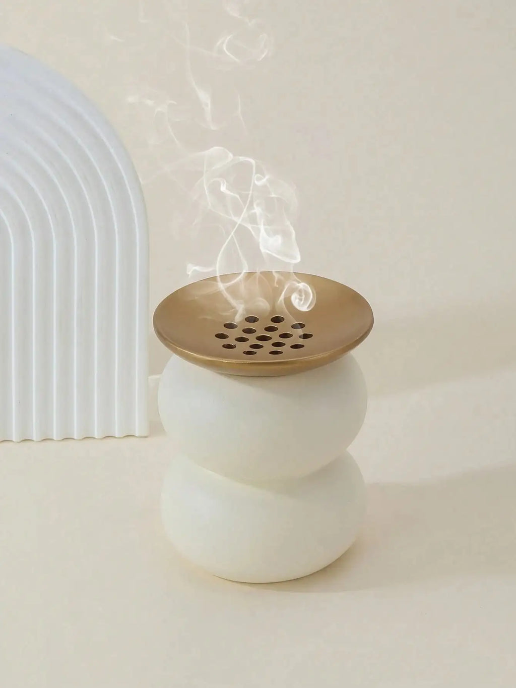 Cute Minimalist Incense Burner & Diffuser, Anti-Mosquito Holder, Decor for Home, Yoga, Camping, Garden, Dinner