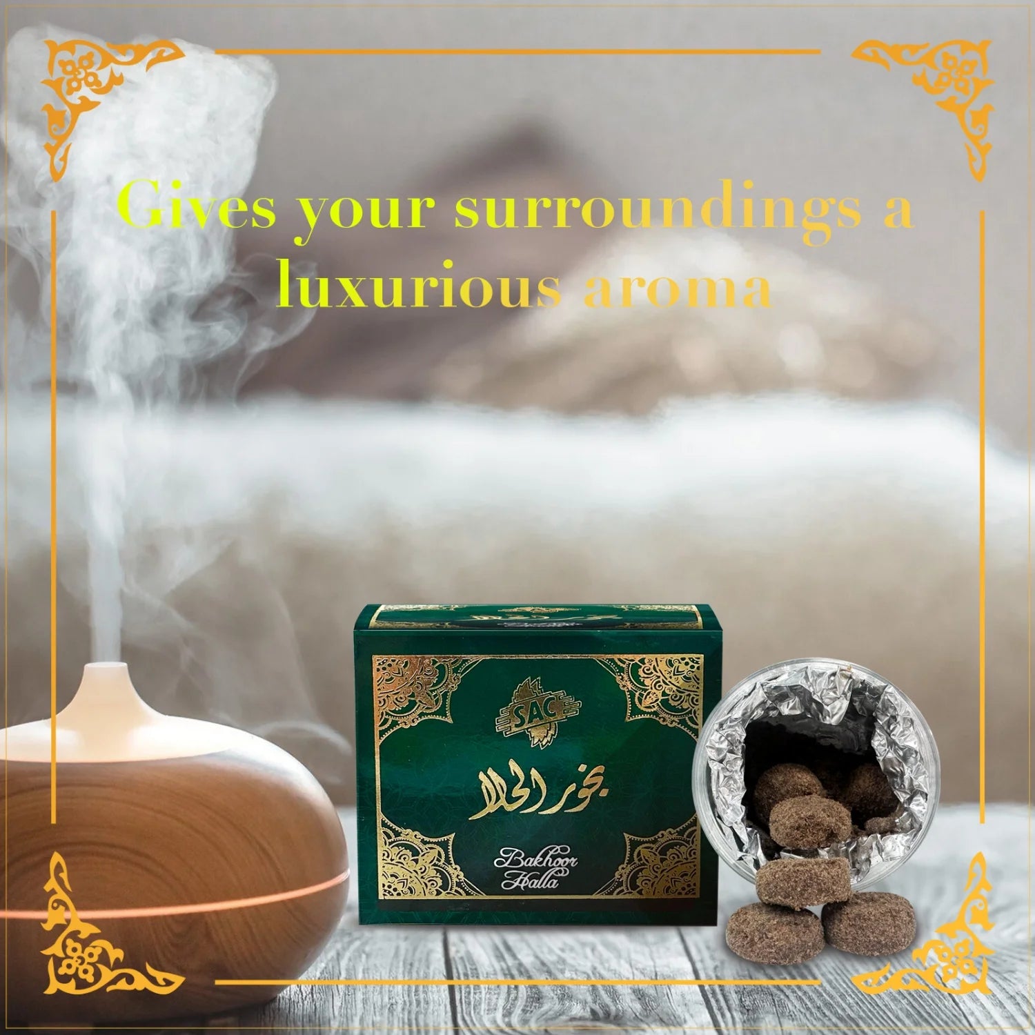 Arabian Incense Bricks Exotic Woody Musky Oriental Scent For Prayer and Meditation Yoga Meditation Sleeping Aid Relaxation Gift