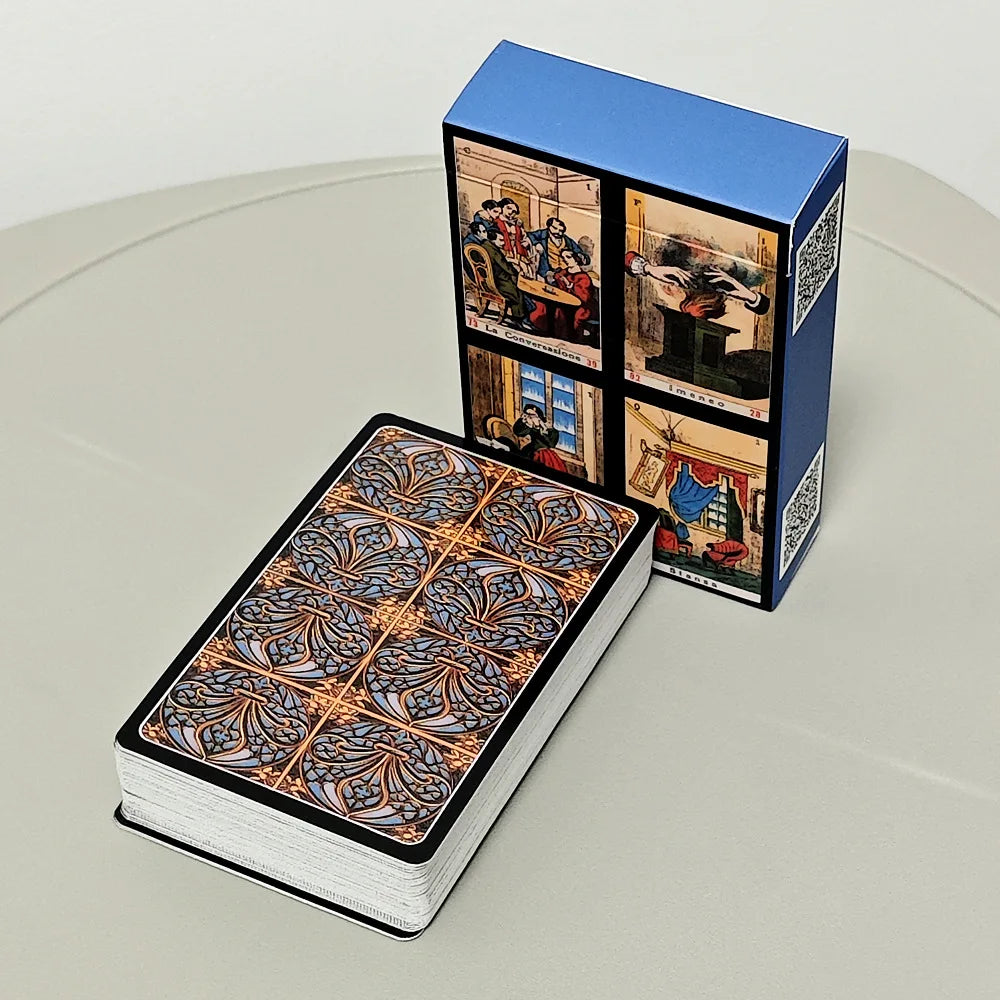 52 Pcs Oracle Sibyl Cards 9*6cm Every Day Oracle Deck Sibilla Italian Deck For Party Game, Birthday Gift