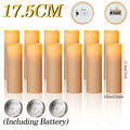 180-9Pcs Artificial Candles LED Flameless Candles for Wedding Led Candle Pillar Candles Flickering Candle for Decorative Concert
