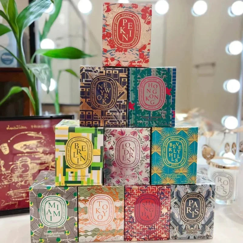 Diptyques Candles Romantic Limited City Scented Fragrance Candle Light Gift High Quality Aromatherapy Perfume Aroma Home Decor ﻿
