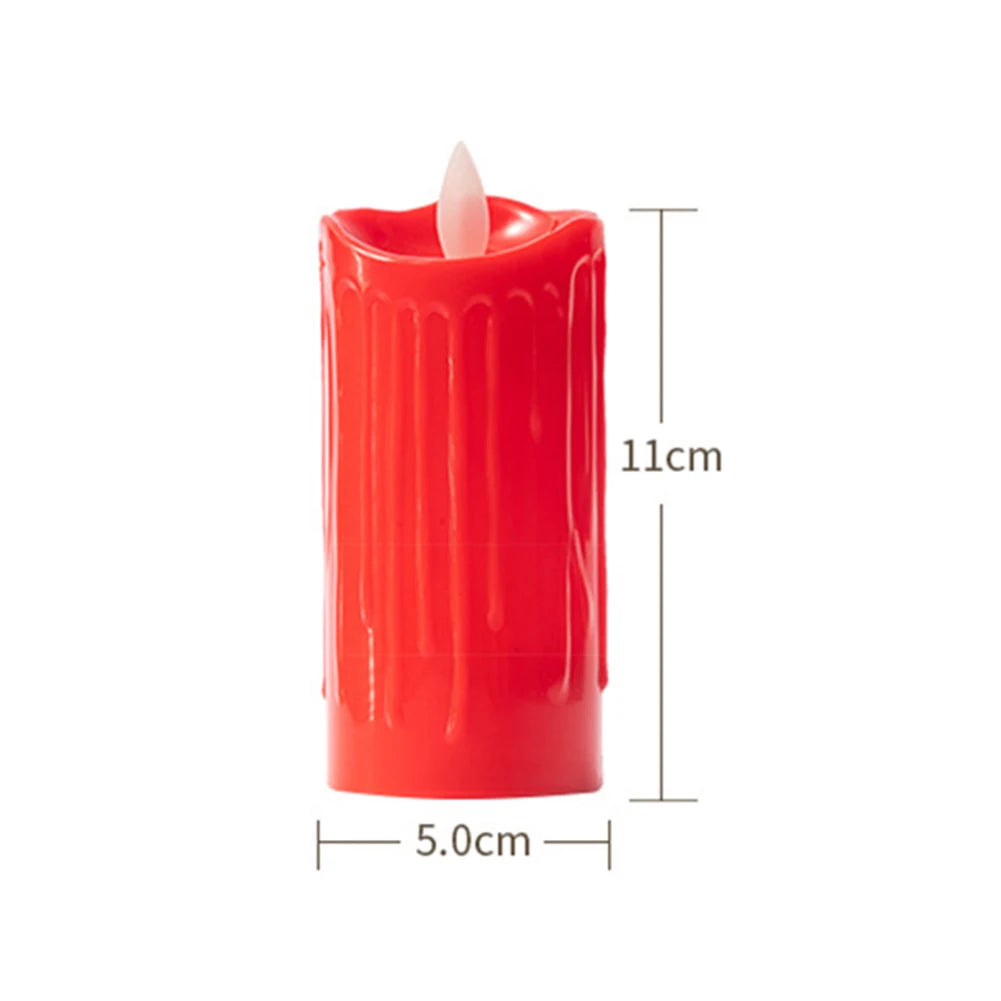 10-24PCS Flameless Floating Candles With Magic Wand Remote Battery Operated Hanging Flickering Warm Light Candle Wedding Christm