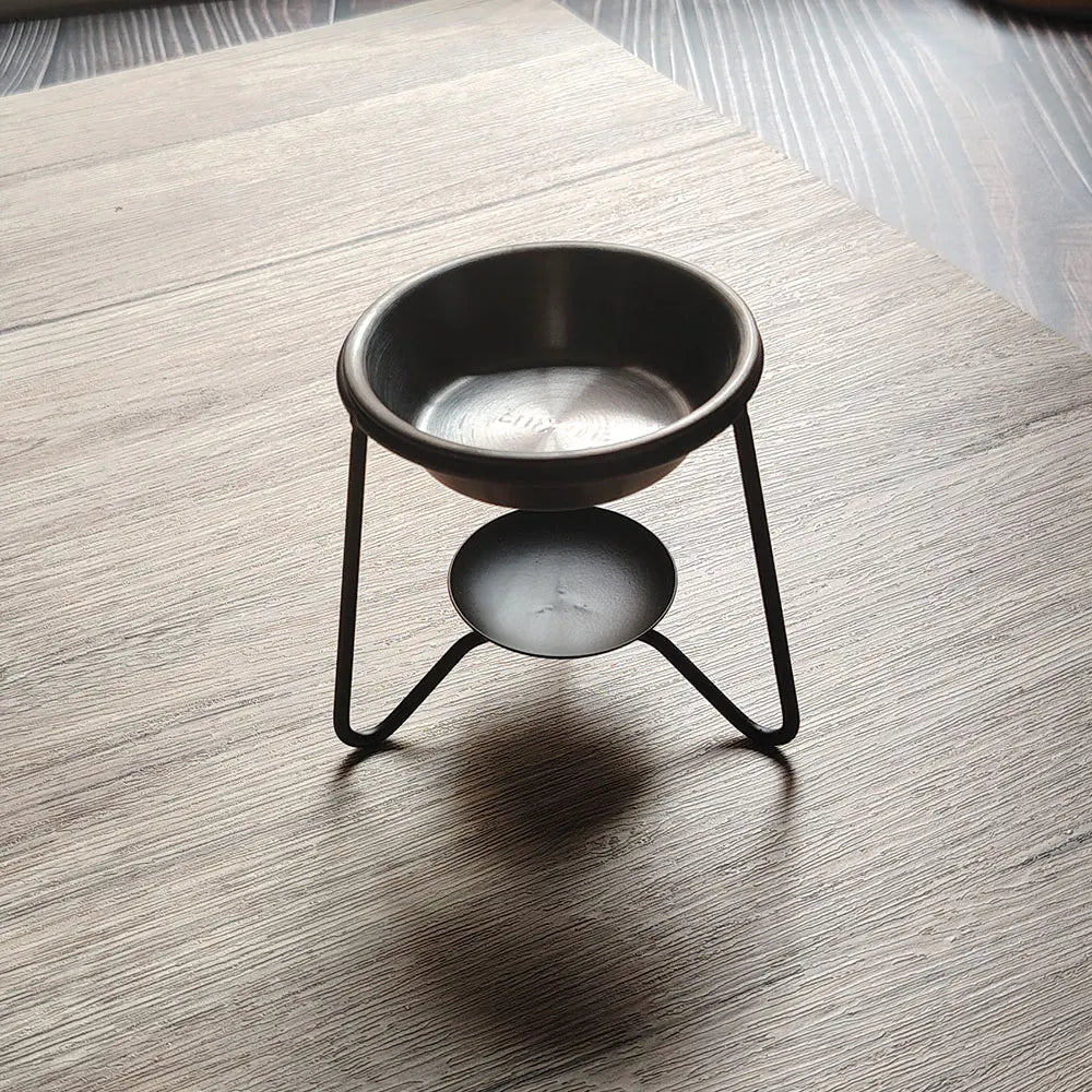 Resin Frankincense Essential Oil Diffuser Set Metal Candle Incense Burner for Meditation Yoga Home Church Ceremony Citrus Scent