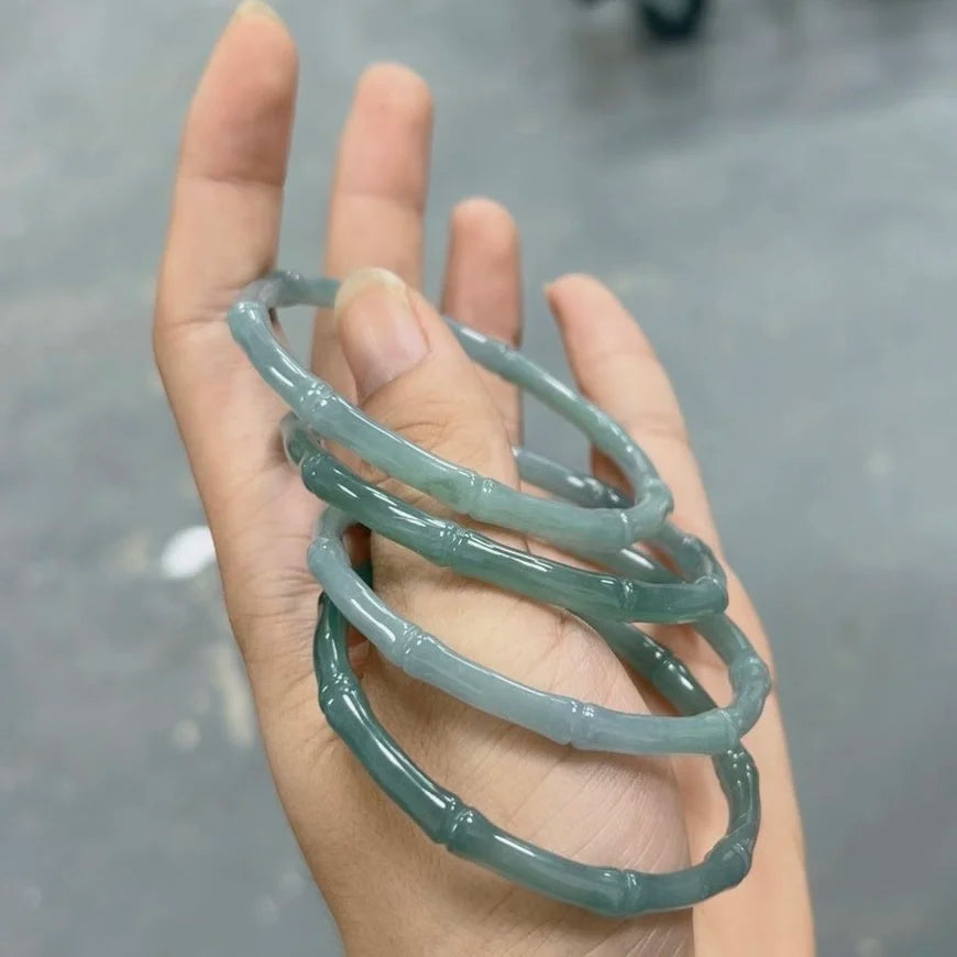 Natural A Blue Knot Bracelet Ascending Jadeite Women'S Jewelry