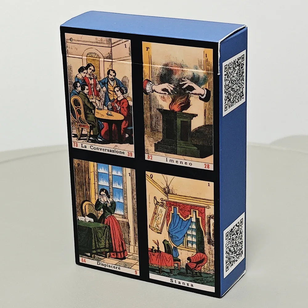 52 Pcs Oracle Sibyl Cards 9*6cm Every Day Oracle Deck Sibilla Italian Deck For Party Game, Birthday Gift