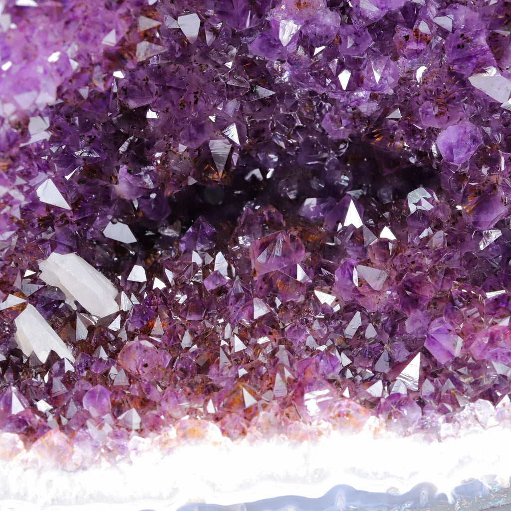 Natural Native Amethyst Cave Quartz Crystal Specimen Reiki Healing Fortune Home Office Decoration ZJD2025YILUN06