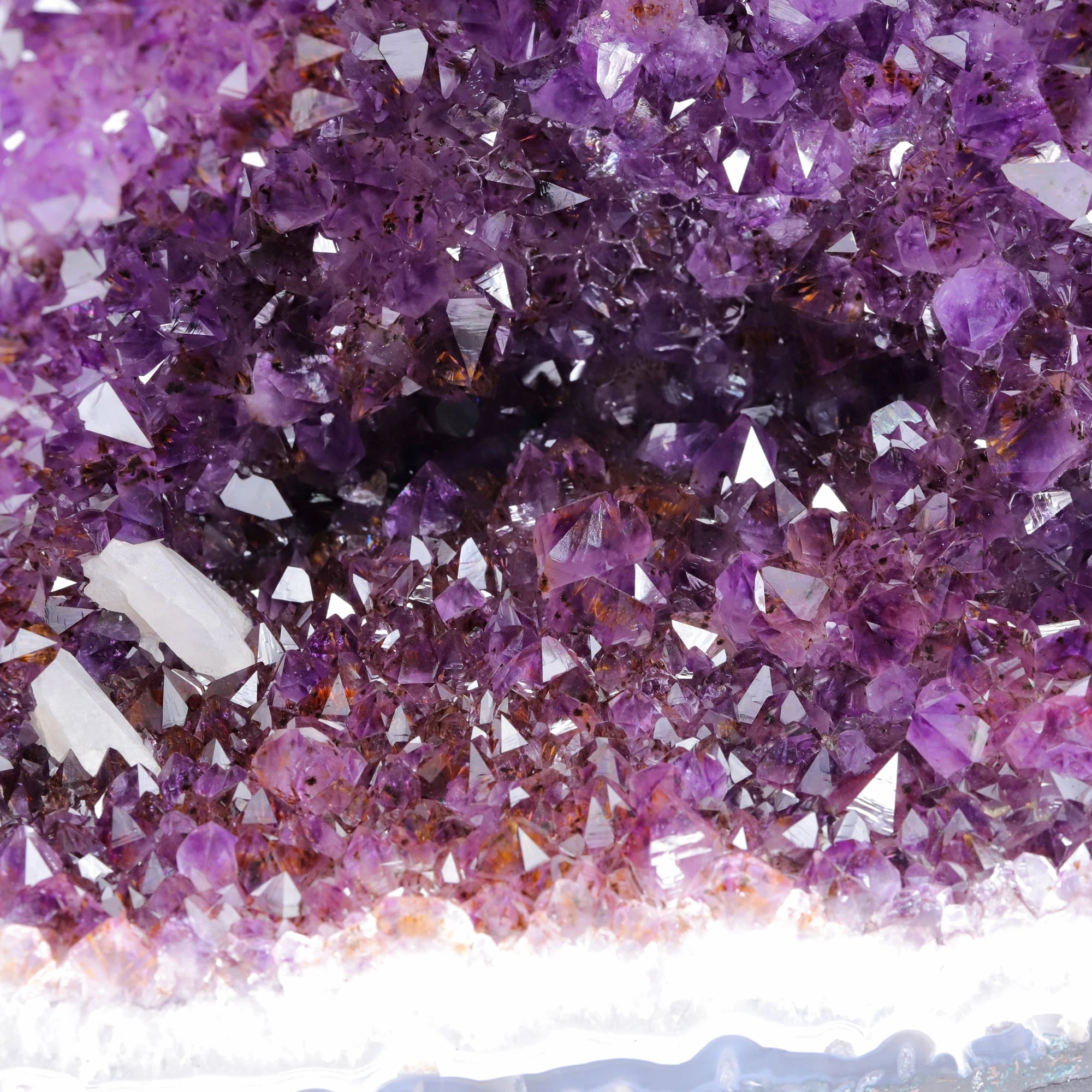 Natural Native Amethyst Cave Quartz Crystal Specimen Reiki Healing Fortune Home Office Decoration ZJD2025YILUN06