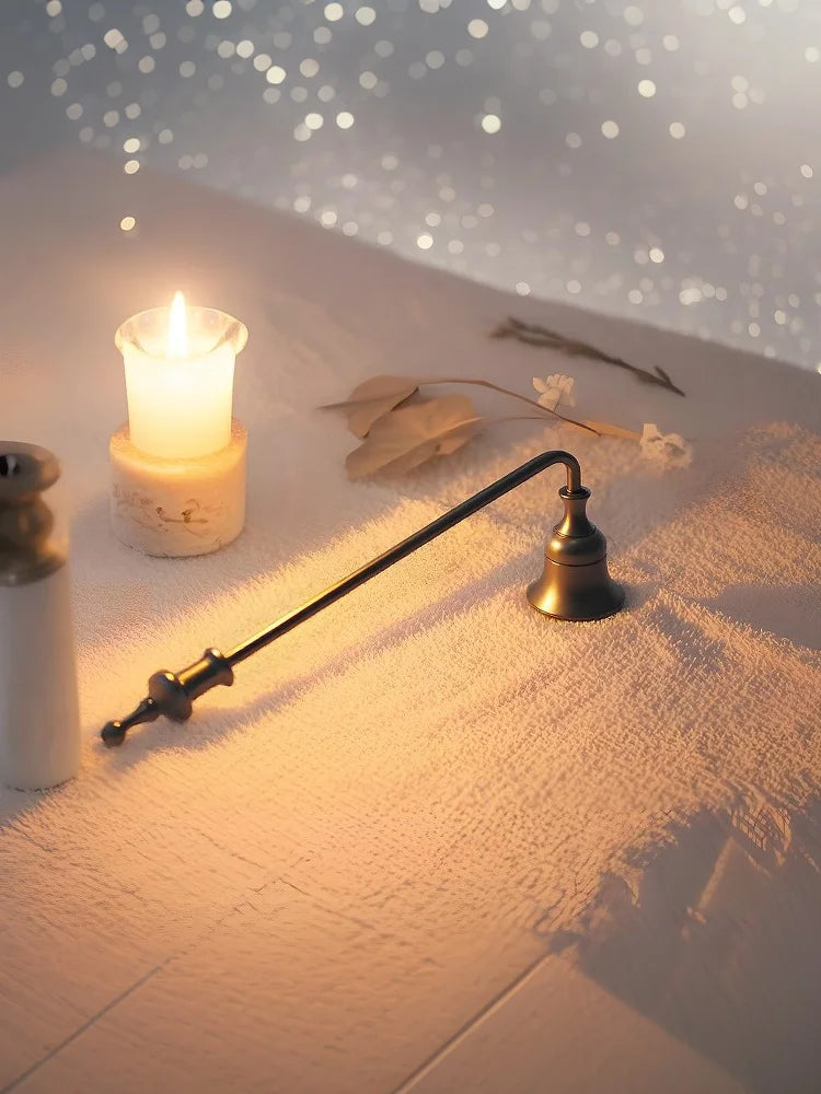 Long Handle Bell Extinguisher Accessory Wicks Out Steel Extinguish Putting Accessories Candle Damper Candle Stainless Tool