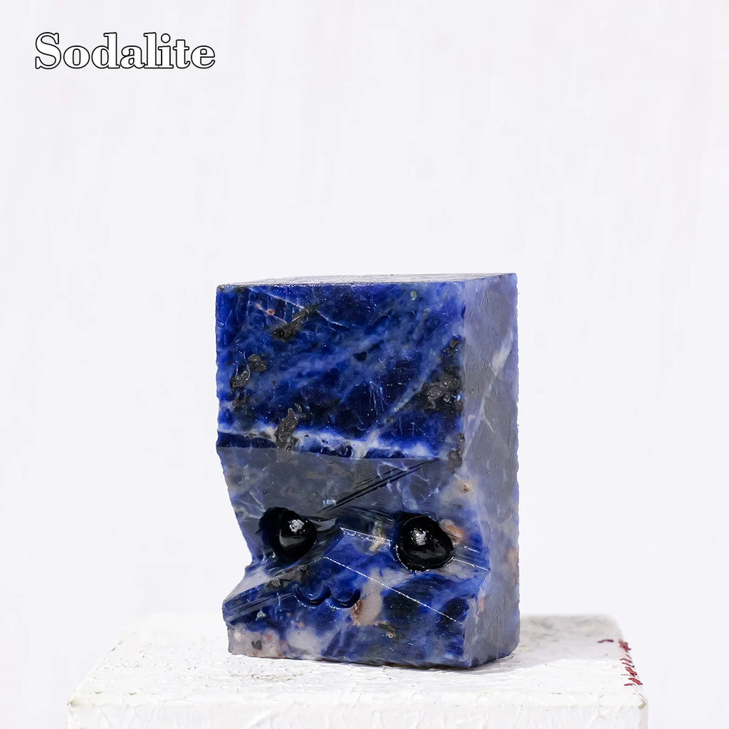 1PC Natural Crystal Raw Stone Small Pet Companion Toys Adorn Gem Crystal Jewelry Home Decor Cute Ornaments