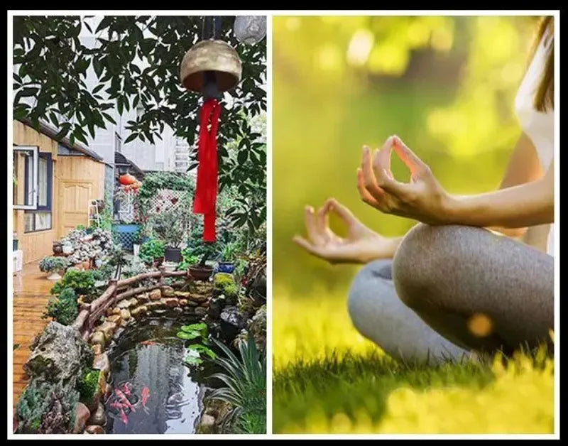 Handmade Brass Bell Meditation Copper Bells Outdoor Wind Chimes Sound Healing Chakra Mindfulness Musical Instruments Percussion