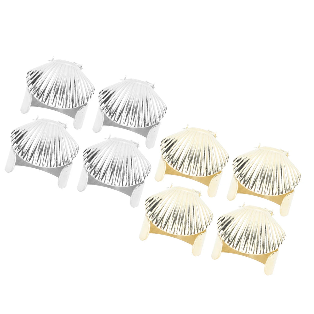 4Pcs Candle Snuffer Candle Extinguisher Metal Shell Pattern Automatic Candle Stopper for Candle Extinguishing