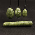 Wholesale Drill Jade Egg Set Quartz Massage Wand Crystal Stone Yoni Ball Pelvic Kegel Exercise Tool Tightening Vaginal Muscle
