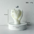 1Pc Handmade Heart Scented Candle - Ins Creative Valentine's Day Romantic Love Gift Home Fragrance Desktop Decorative Candle