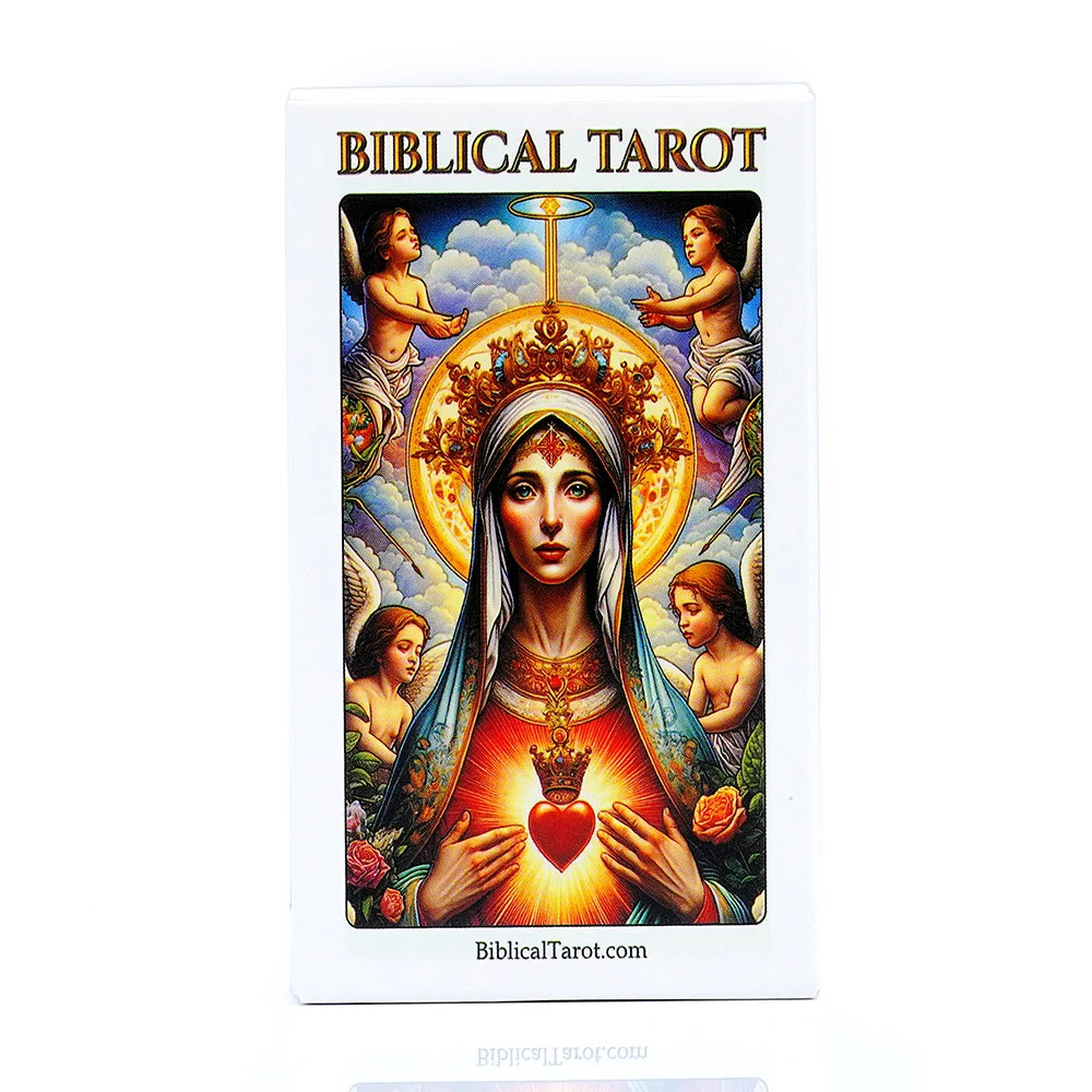 Biblical Tarot Cards Oracle Card Board Game Illustration Divination Wisdom Tarot Deck Party Desktop Toy Entertainment Leisure