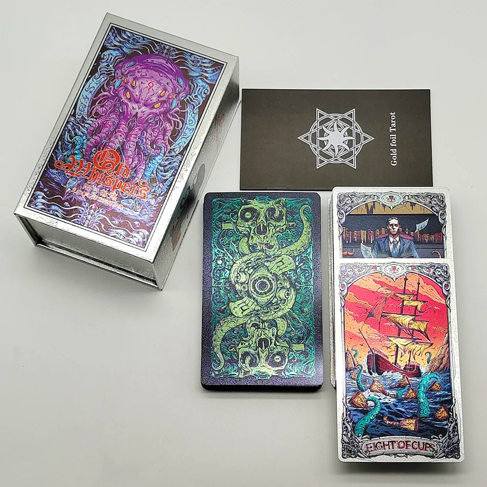 New Plastic Rider Waite Tarot Hot Stamping Gold Foil Tarot Exquisite Board Game Divination Cards For Collection