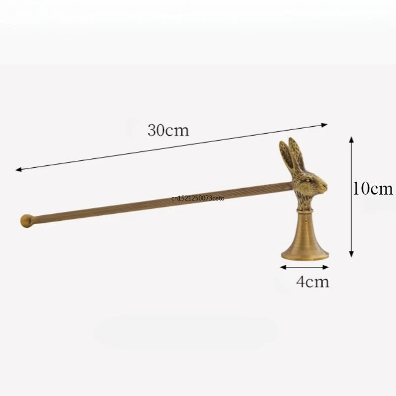 Brass candle extinguisher Retro handheld candle extinguishing cover Aromatherapy candle snuffers Light luxury home decoration