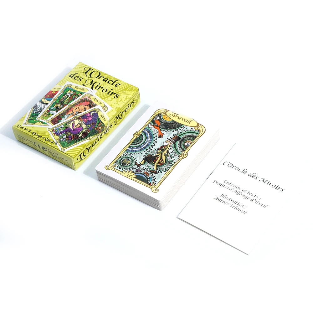 Français Oracle des Miroirs French of Tarot Cards Un Outil Précieux pour la Divination et la Guidance Spirituelle Board Game