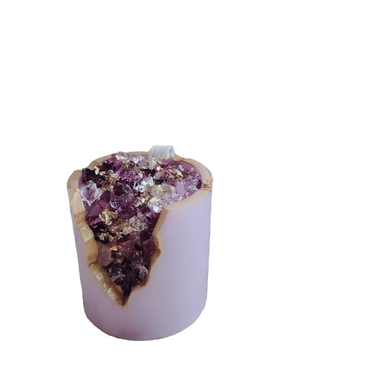 Crystal Ore Aroma Candle Jelly Wax Living Room Table Tabletop Decoration Birthday Gift Creative Companion Gift Home Decoration