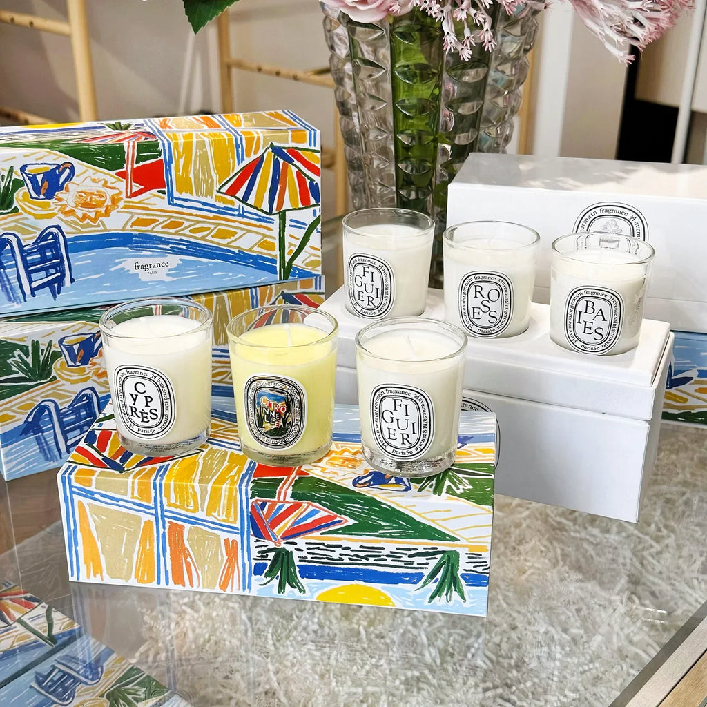 Aromatherapy Candle Natural Plant Scented Candles French Fragrance Fresh And Elegant Lasting Air Companion Aroma Gift