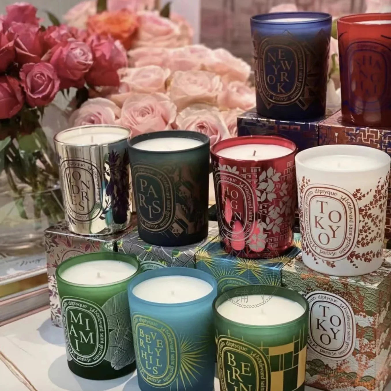 Diptyques Candles Romantic Limited City Scented Fragrance Candle Light Gift High Quality Aromatherapy Perfume Aroma Home Decor ﻿