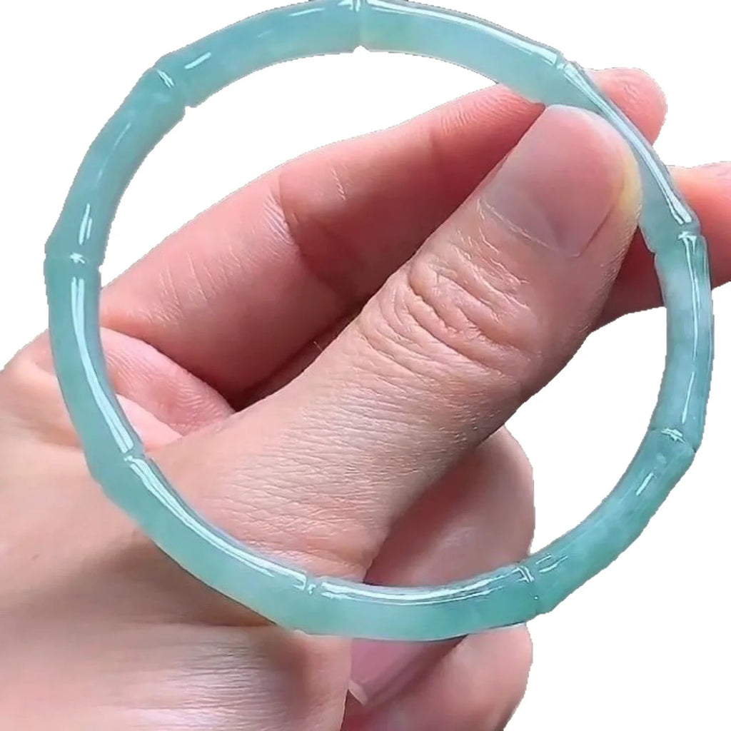 Natural A Blue Knot Bracelet Ascending Jadeite Women'S Jewelry