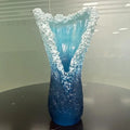 2025 New Wave Vase Handmade Artwork Modern Minimalist Ocean Blue Home Decoration