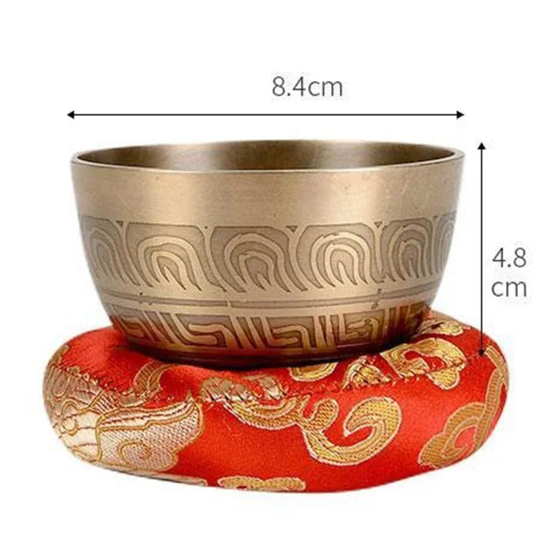 Nepal Singing Bowl Handmade Tibetan Bowls 7 Chakras Original Sound Healing Meditation Massage Yoga Accessories Set Decorative