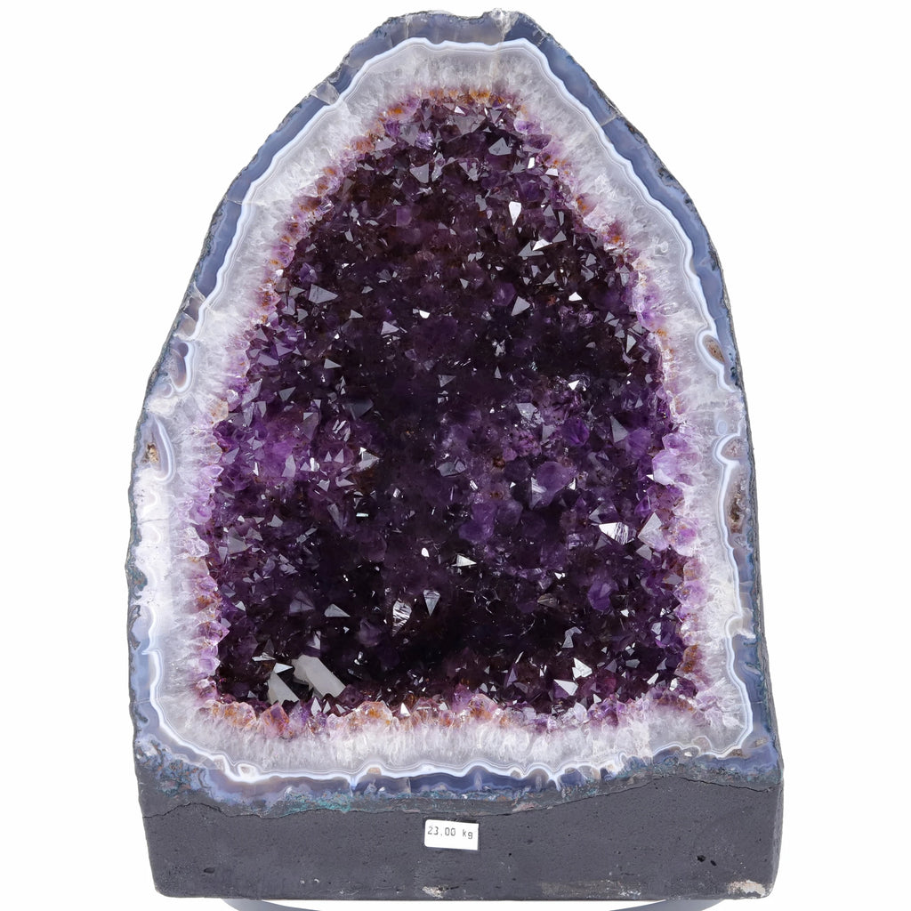 Natural Native Amethyst Cave Quartz Crystal Specimen Reiki Healing Fortune Home Office Decoration ZJD2025YILUN06