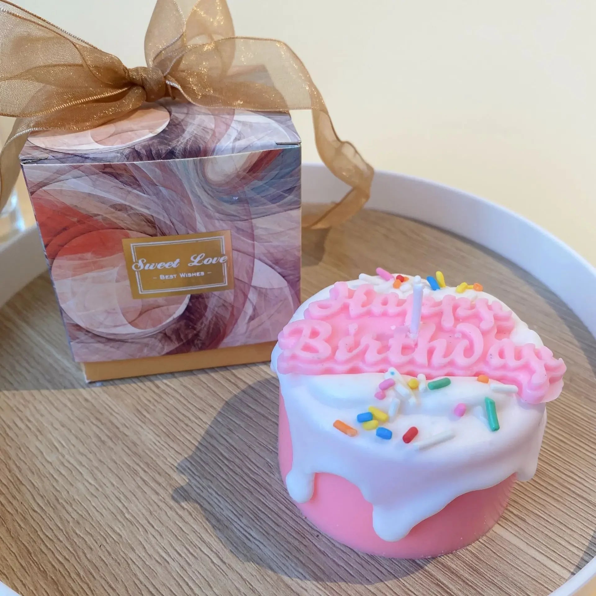 Simulated cream cake candles Strawberry chocolate cherry macaron scented candle lovely birthday gift velas navideñas decorativas