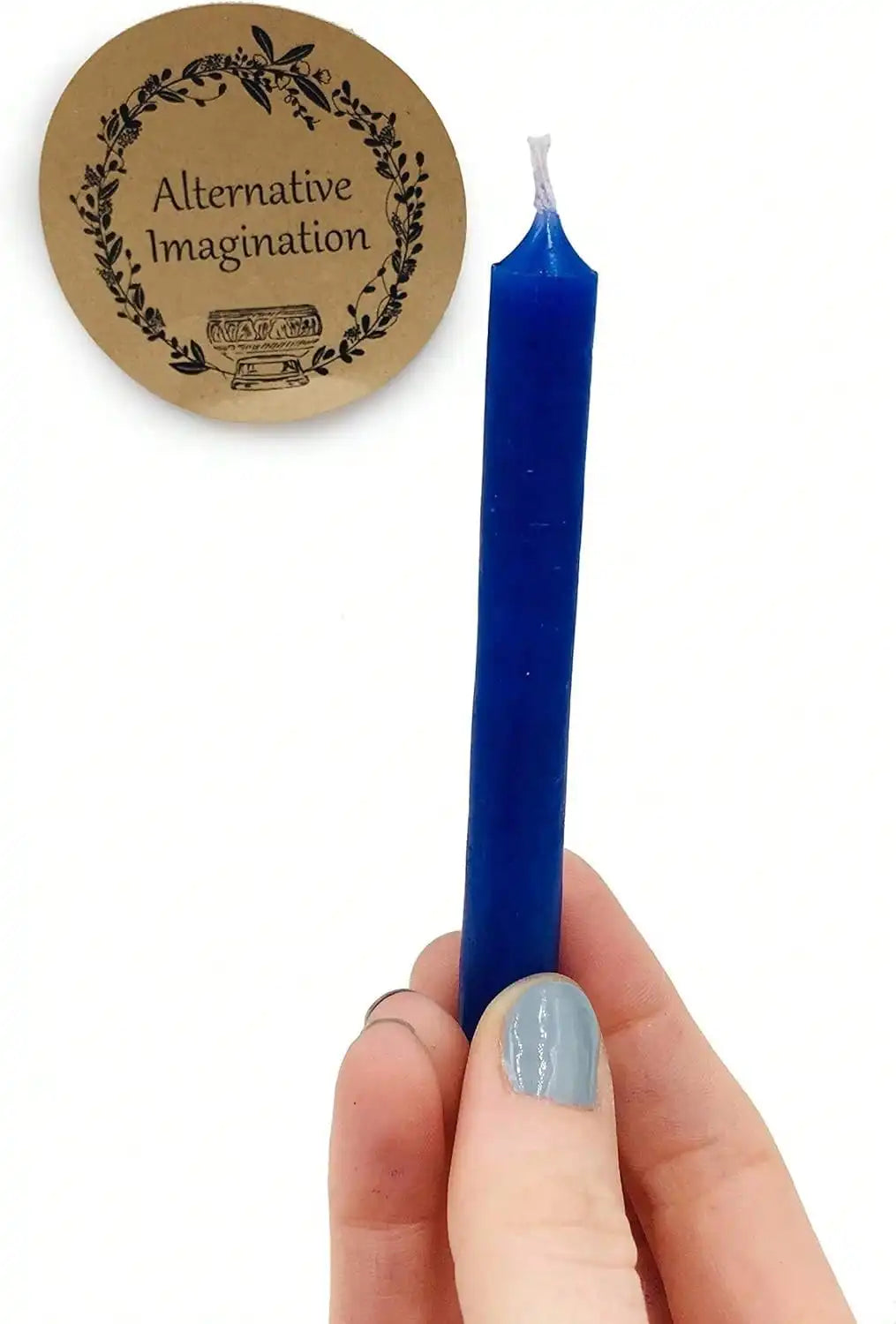 Alternative Imagination 20-Pack 4" Unscented Colored Taper Candles for Altar & Decor