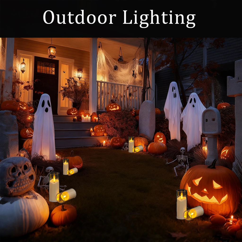 6-180PCS  Led Flameless Artificial Candles Acrylic Cup Led Candles Battery Operated Candle for Wedding Concert Activities Decor