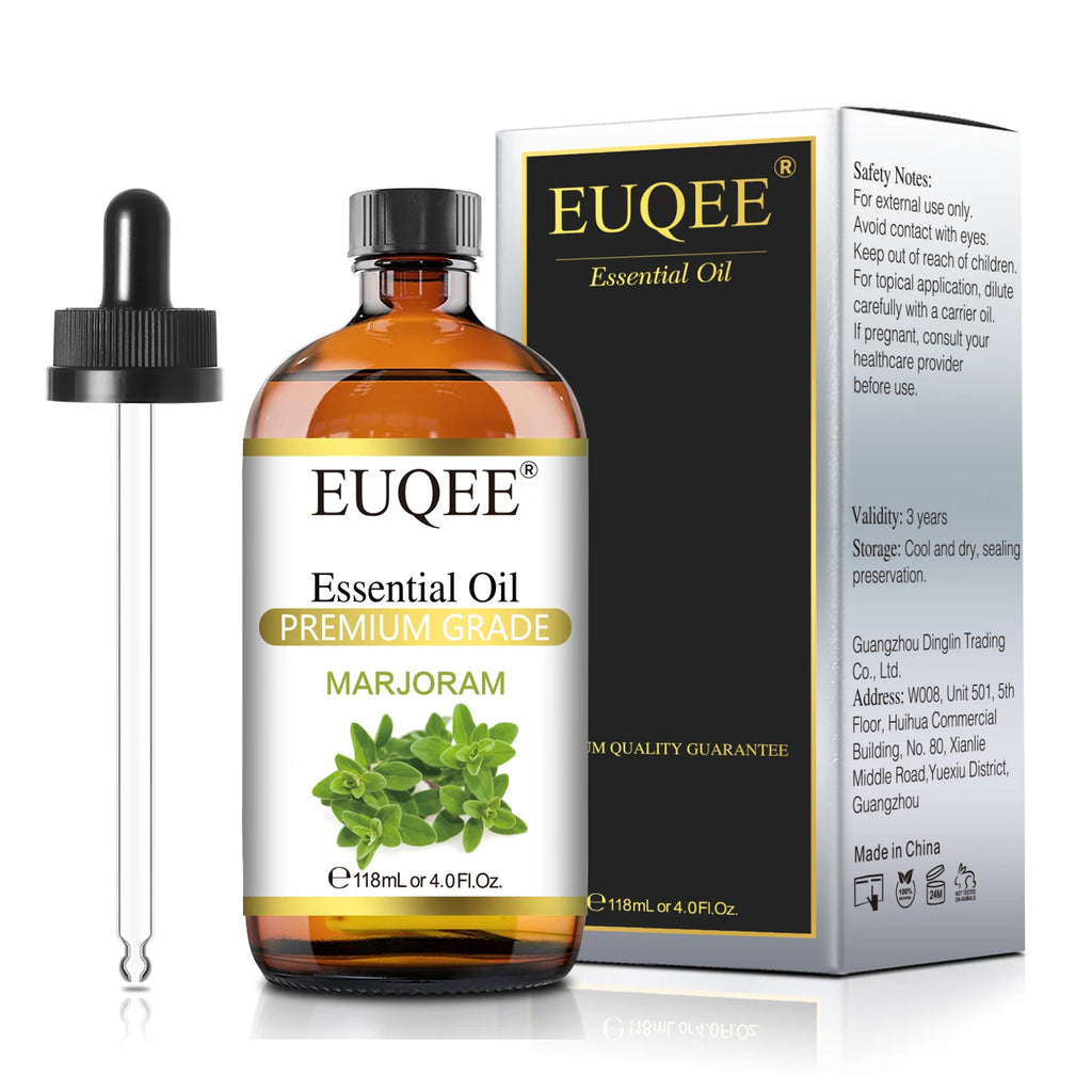 EUQEE 118ml Pure Essential Oil For Skin Peppermint Lavender Eucalyptus Vanilla Bergamot Aromatherapy Essential Oils For Diffuser