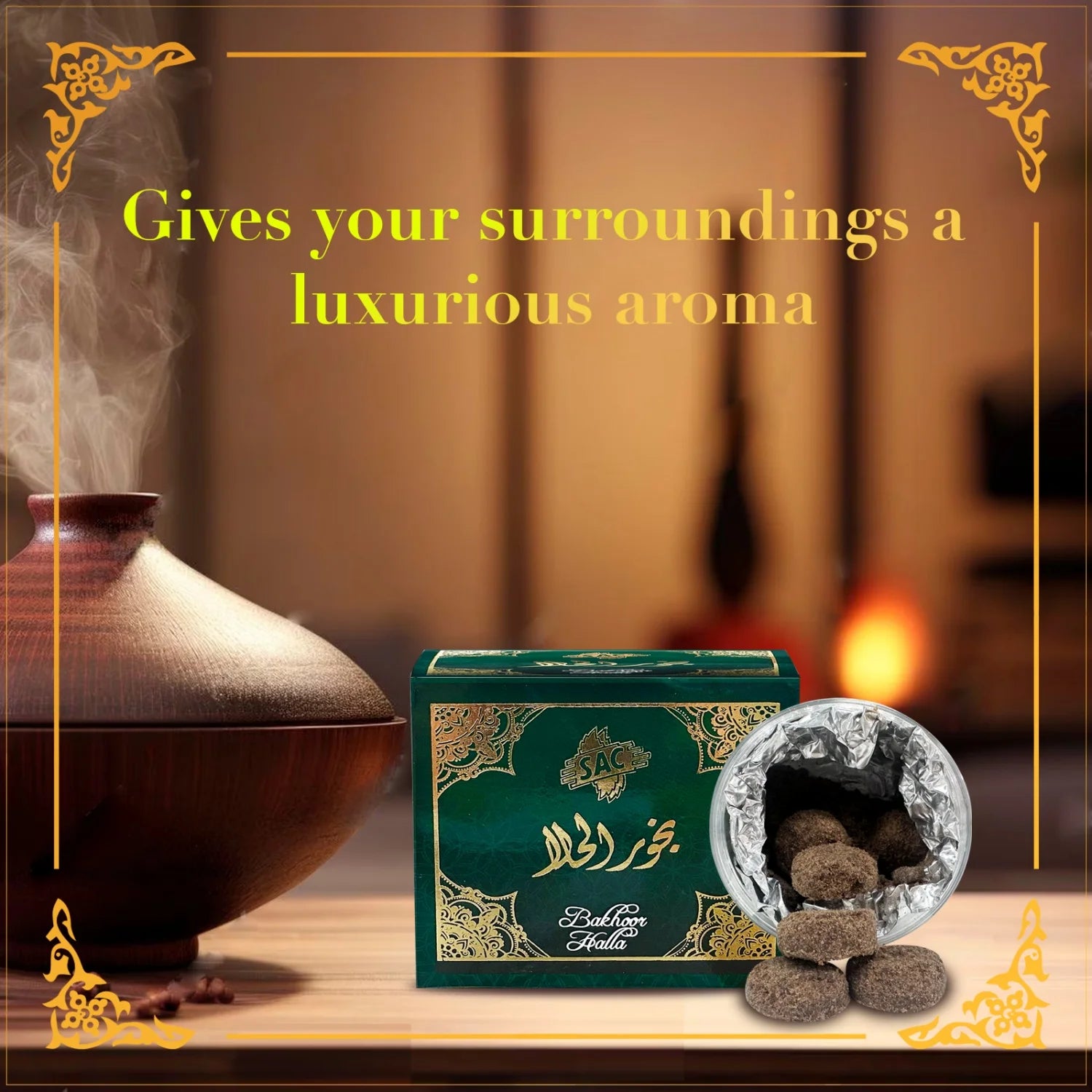 Arabian Incense Bricks Exotic Woody Musky Oriental Scent For Prayer and Meditation Yoga Meditation Sleeping Aid Relaxation Gift