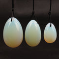 Wholesale Drill Jade Egg Set Quartz Massage Wand Crystal Stone Yoni Ball Pelvic Kegel Exercise Tool Tightening Vaginal Muscle
