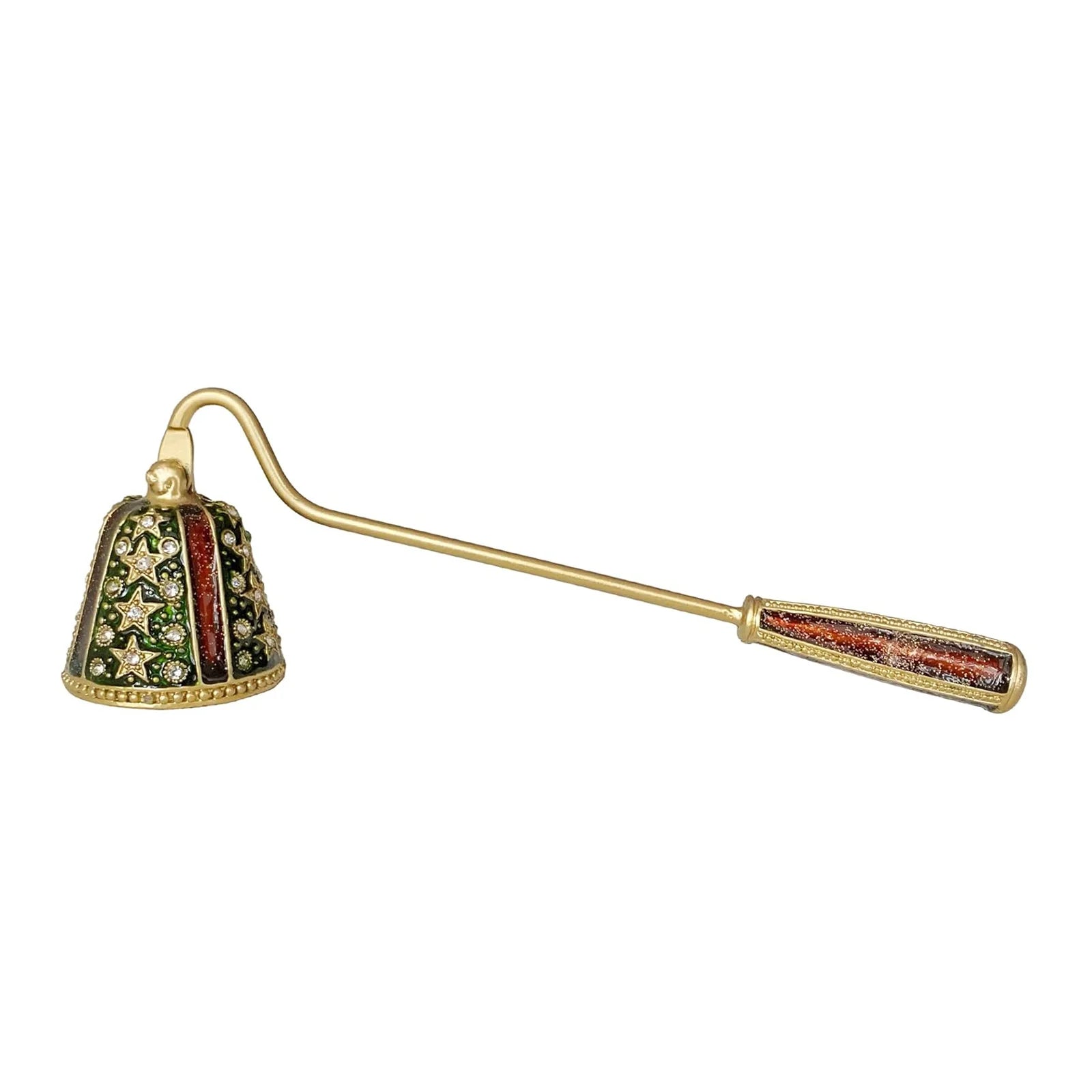 Vintage Flower Candle Snuffer Decorative Candle Extinguisher Flame Safely Long Handle Putting Out Fire Candle Extinguishing Tool