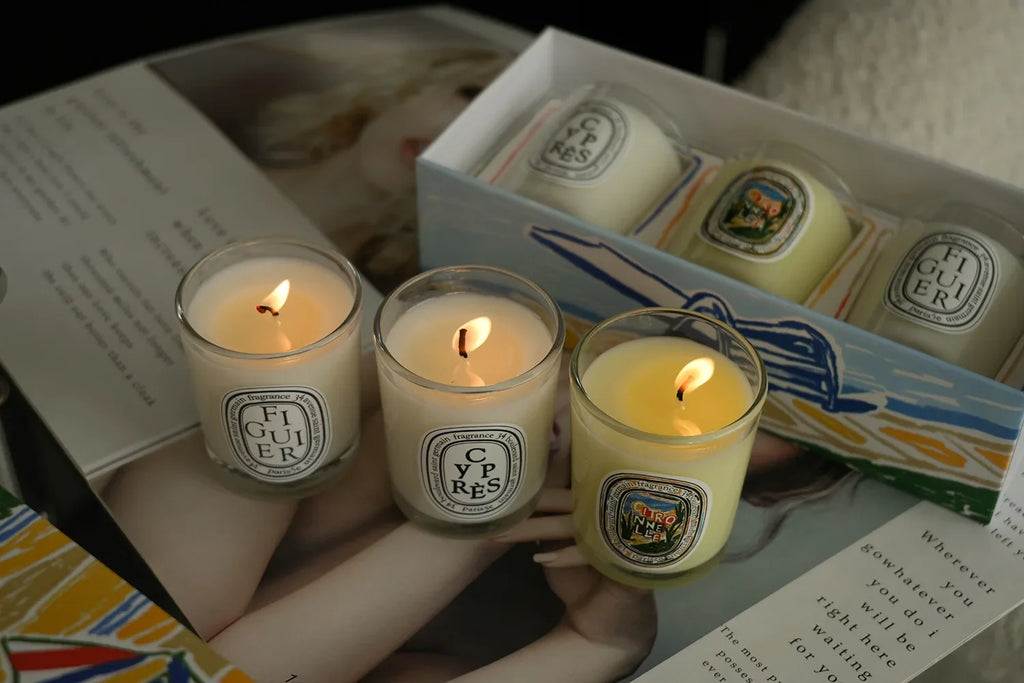 Aromatherapy Candle Natural Plant Scented Candles French Fragrance Fresh And Elegant Lasting Air Companion Aroma Gift