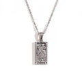 MamacitaSlay New In Populry Rectangular Pendant Empress Lovers Magician Tarot Waterproof Stainless Steel Necklace For Women