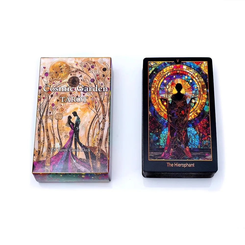 Cosmic Garden Tarot Deck 78 Unique Tarot Cards 10.3*6cm