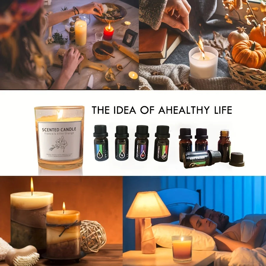 Christmas Essential Oil Set Lavender Eucalyptus Sweet Orange Lemon 20Pcs/Set Massage Spa Aroma Fragrance Oil Humidifier Diffuse