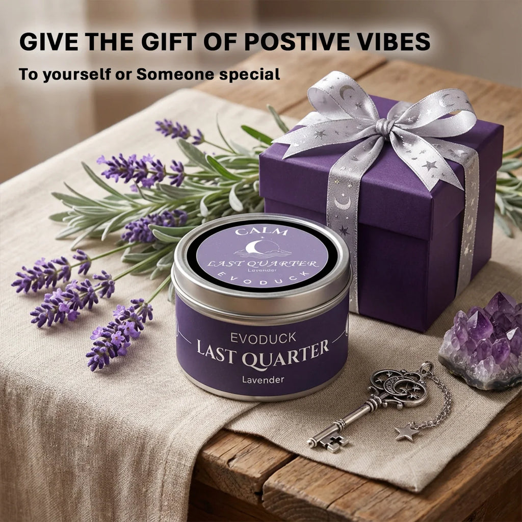 EVODUCK Moon phase Scented Candles 3oz Law of Attraction Manifestation Energy Boosting Christmas Home Decoration Holders Gift